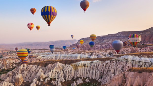 Cappadocia is the world's hot air ballooning capital.