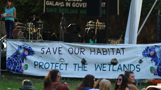 The protest event follows another last weekend in Fremantle. 