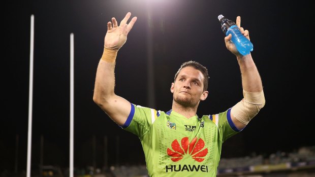 Raiders captain Jarrod Croker was named the NRL's captain of the year.