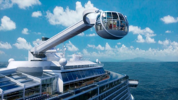 North Star, Quantum of the Seas' and Anthem of the Seas' most distinctive feature, will takes guests to new heights.