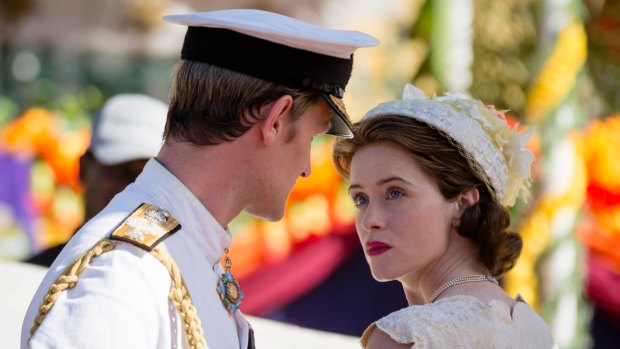 The early episodes in season two of The Crown focus on the state of the marriage between Queen Elizabeth II (Claire Foy) and Prince Philip (Matt Smith). 