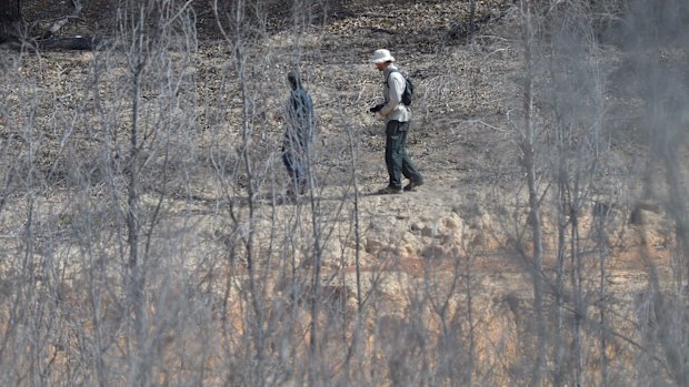 Land and water around Lake Eildon is searched for missing boy, Luke Shambrook.