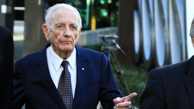 Former Brisbane Boys' College headmaster Graham Thomson leaves the Brisbane Magistrates Court on Tuesday.