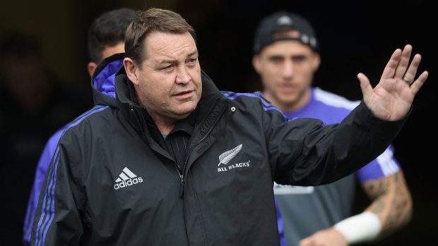 Staying: All Blacks coach Steve Hansen has extended his tenure as All Blacks coach until the 2019 world cup.