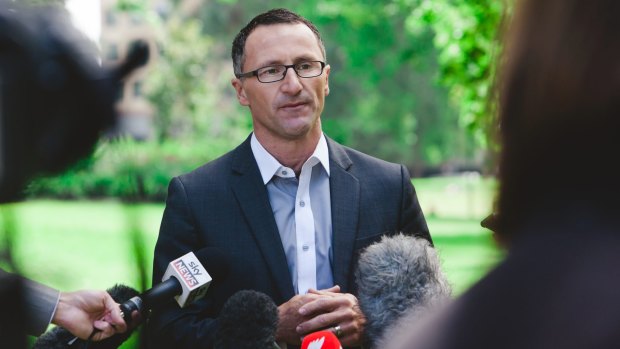 New Greens leader Richard Di Natale.