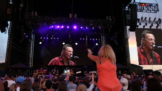 Bruce Springsteen and the E-Street Band finished their 2017 Australian tour at Hope Estate in the Hunter Valley on Saturday night.