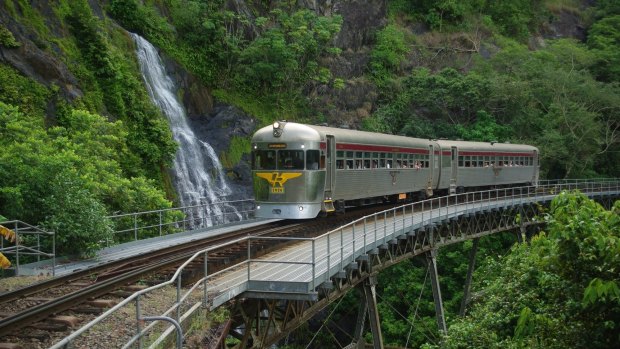 Stoney Creek Falls, on the Kuranda line.