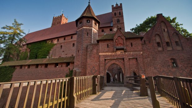 Malbork Castle is the world's largest brick castle. 