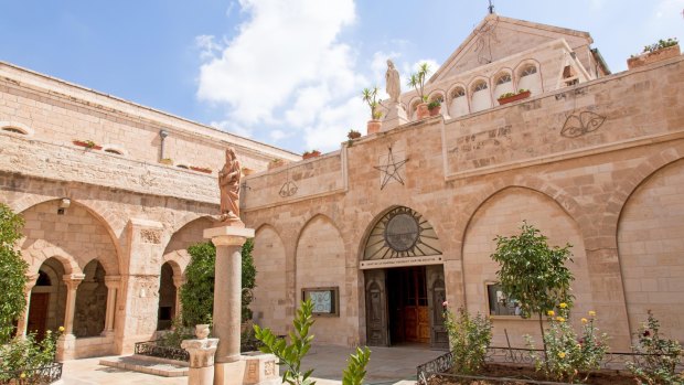 The Church of the Nativity of Jesus Christ in the city of Bethlehem. 