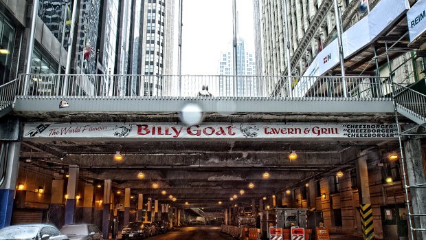 The Billy Goat Tavern is one of the stops on a bar crawl of some of the city's most colourful  drinking establishments.