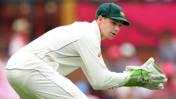Peter Handscomb kept wicket with aplomb for Australia against Pakistan at the SCG after stepping in for the ill Matthew Wade.