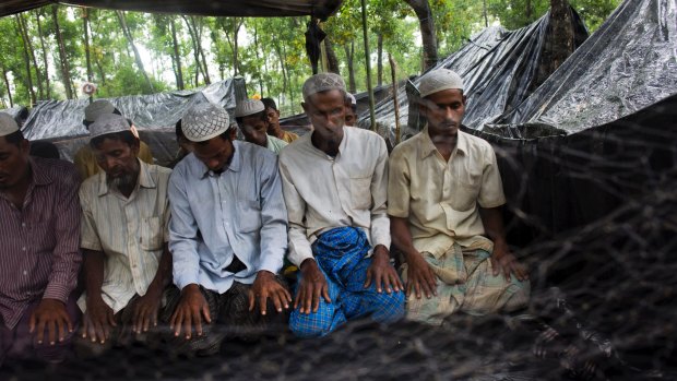 The UN said 270,000 Rohingya Muslims have fled the violence.