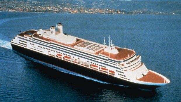 The MS Amsterdam, which the accused caught from Florida to Sydney.