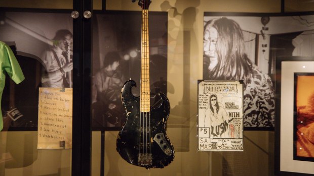 One of Nirvana's guitars.