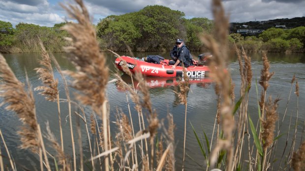 Victoria Police, emergency service workers and volunteers staged an intensive search of waterways and bushland near Aireys Inlet.