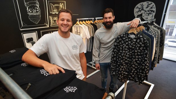 Nick Pearce and Marcus Crook are about to open HoMie, a clothing shop where the profits go to the homeless. 