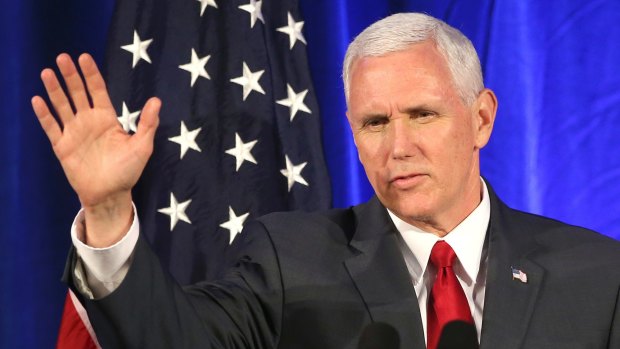 US Vice President Mike Pence.