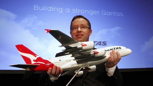 On a wing and a prayer: Qantas chief Alan Joyce.