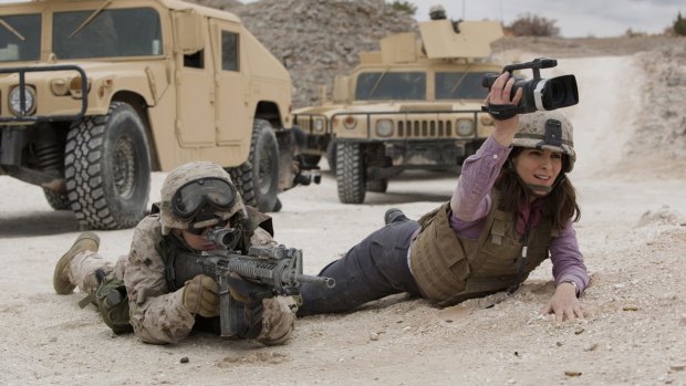Tina Fey as Afghanistan-based TV reporter Kim Baker in Whiskey Tango Foxtrot.