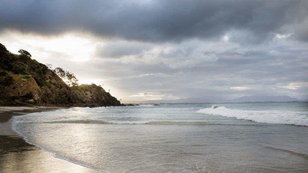 Watego beach at Byron Bay is a picturesque spot to park the campervan.