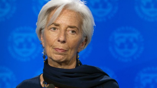 International Monetary Fund managing director Christine Lagarde: "I am worried, as we all are, about some of these elections."

