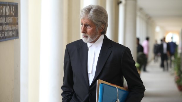 Legendary actor Amitabh Bachchan plays the lawyer who defends a woman against the charge of injuring a man who tried to sexually assault her. 
