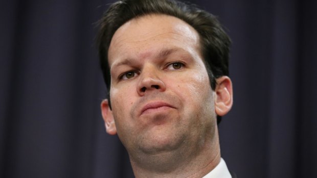 Senator Matt Canavan, the now ex-minister for resources and northern Australia, nominated for an Ernie for "blaming his mum".