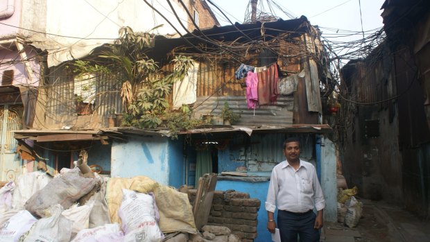 A corner of the Dharavi slum.