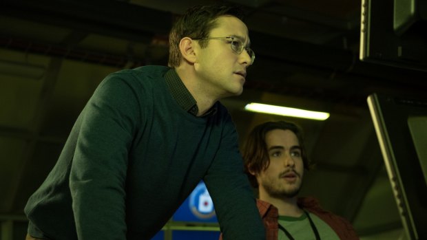 A still from the film, Snowden.