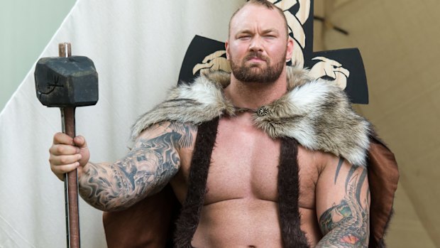 Return of strength: Game of Thrones actor Hafthor Julius Bjornsson.