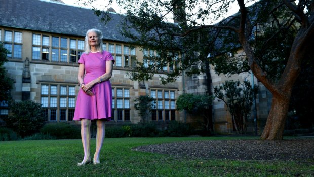 "My happiest memories of being at Sydney University are the quadrangle and having lots of coffee and conversation," says Penelope Seidler.