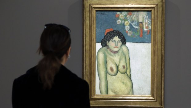 The Night Club Singer, a 1901 painting by Pablo Picasso from his Blue Period, is expected to fetch $US60 million at auction.