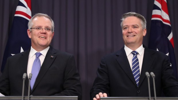 Scott Morrison and Mathias Cormann aren't talking about changing the tax mix, they're talking about raising more revenue. 