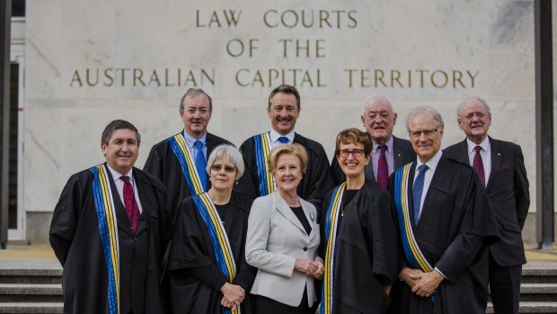 Gillian Triggs called for a federal bill of rights at a ceremonial sitting of the ACT Supreme Court to celebrate the 800th anniversary of the sealing of Magna Carta.