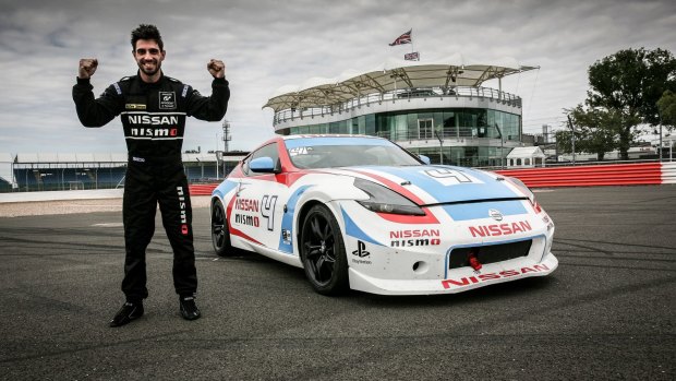 Gamer for anything: Matthew Simmons has earned the chance to move from computer gaming to a race car.