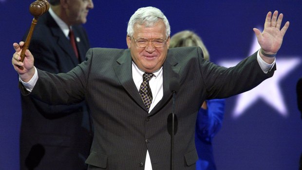 Dennis Hastert in 2004, when he was the Speaker in the US House of Representatives.
