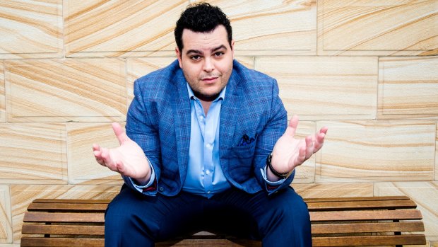 Josh Gad in Sydney for the <i>Beauty and the Beast</i> premiere. 