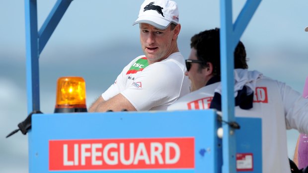 Doesn't need to be rescued: South Sydney coach Michael Maguire.