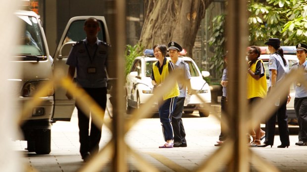 Charlotte Chou during her 2011 trial.