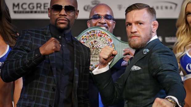 New levels of hype: The Mayweather v McGregor bout has the world talking about boxing.