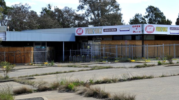 The Giralang shops were the subject of a now-dismissed appeal against a major redevelopment by Woolworths.