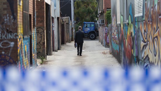 Joseph "Pino" Acquaro, Melbourne criminal lawyer allegedly wanted dead by the Mafia, was gunned down in St Phillip Street in Brunswick.