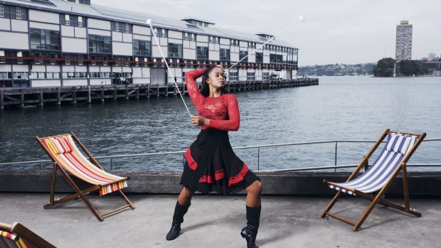 Sarah Louis-Jean of Deckchair Arts at Walsh Bay.