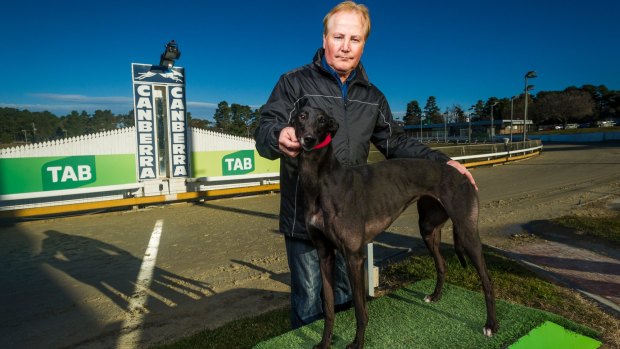Canberra Greyhound Racing Club Chairman Alan Tutt. 