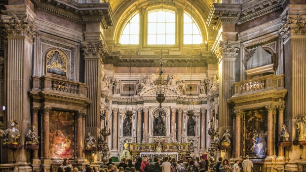 Chapel of the Treasure of San Gennaro in Naples.