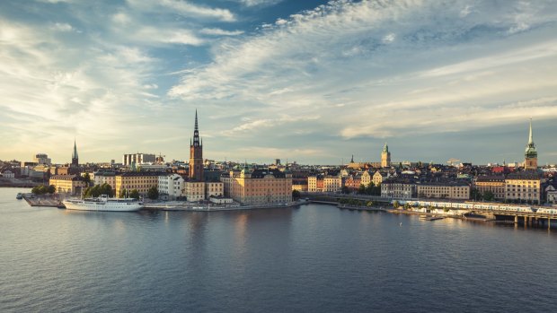 The old town of Stockholm. 