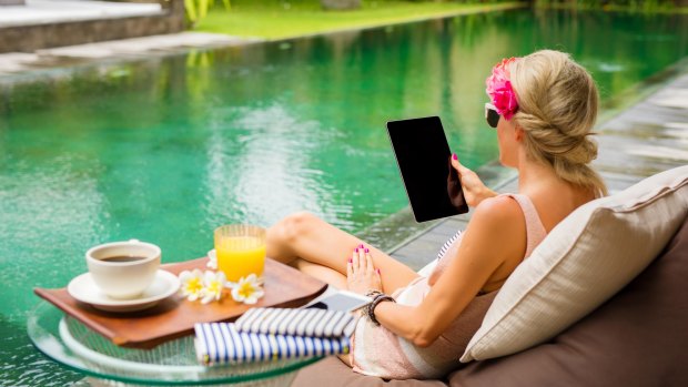 Planning ahead for your holiday means you won't forget creature comforts, such as an your iPad.