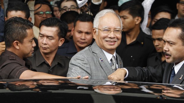 Malaysian Prime Minister Najib Razak leaving parliament in Kuala Lumpur last week. 