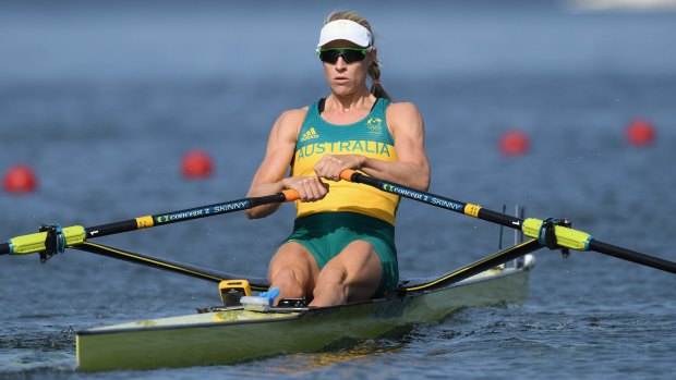 Gold medal winner Kim Brennan is an inspiration to her younger compatriots.