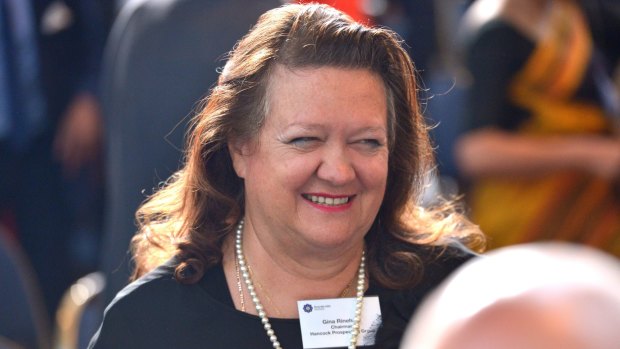 Suing: Gina Rinehart.